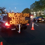 The checkpoint is located on Del Paso Road at Five Star Way. / Photo by Marc Laver