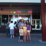 Leeanna Hallett, and her children Annabel, 5, Kinsey,8, and Alina, 13, recently saw "Rio" at the Regal Summer Series in Natomas. / Photo by Ojaswi Adhikari