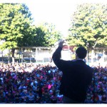Assemblyman Dr. Richard Pan speaks to Natomas Park Elementary School students during Red Ribbon Week.