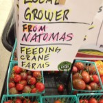 Feeding Crane Farms produce on sale at the Raley's store in Natomas.