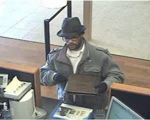 Suspect at Chase in Natomas 1/29/2013. Photo Courtesy FBI