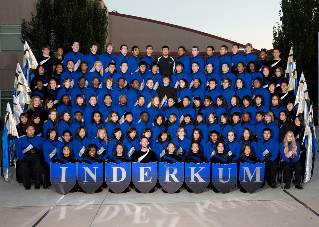 Inderkum High's full marching band. / Courtesy Photo