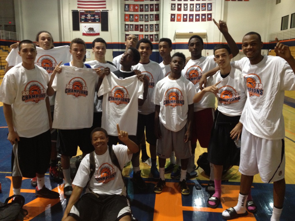 Natomas High boys basketball wins CRC Summer Challenge championship.  / Photo by Trevor Horn