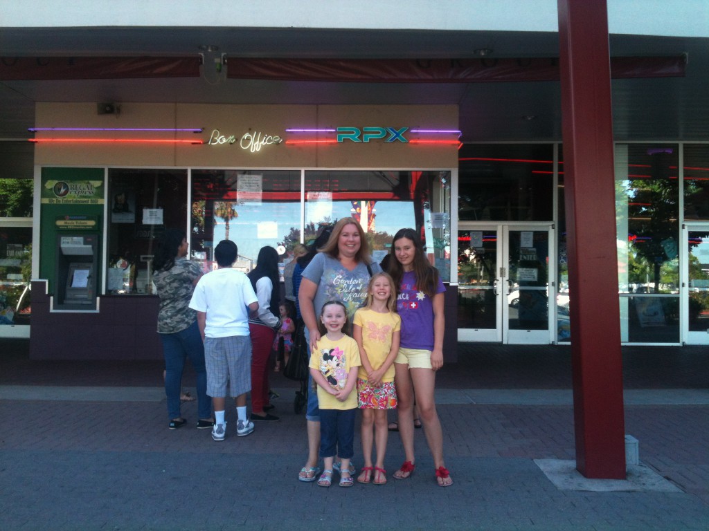 Leeanna Hallett, and her children Annabel, 5, Kinsey,8, and Alina, 13, recently saw "Rio" at the Regal Summer Series in Natomas. / Photo by Ojaswi Adhikari