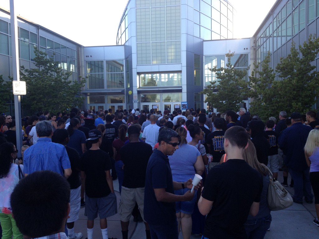 Hundreds gathered at Inderkum High School on Sunday to remember Dylan Akins.