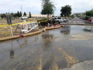 Parking lot off Truxel & Arena. / Photo by J. McWright