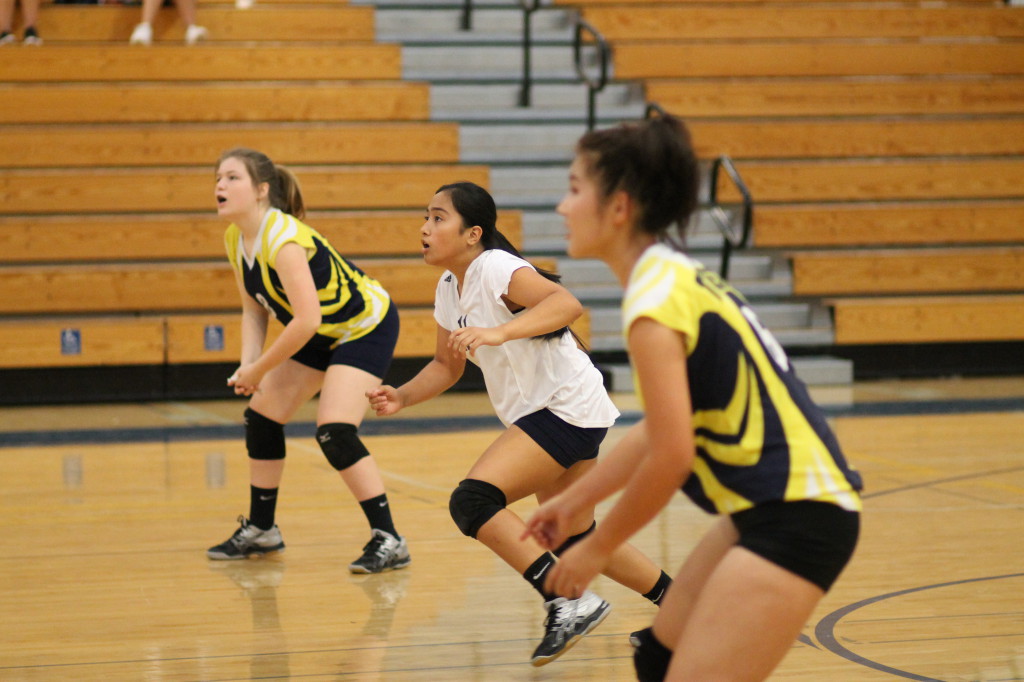 Inderkum girls volleyball team (5-2) beat Franklin High School on Thursday 3-2. / Photo: J. McWright