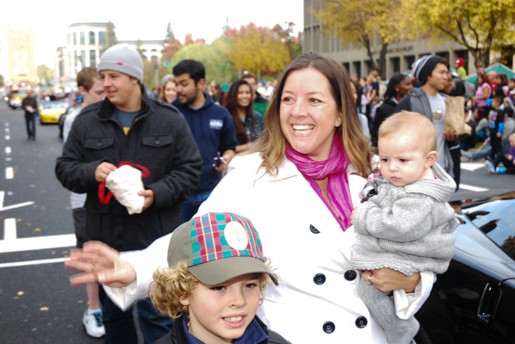 Sacramento Vice Mayor Angelique Ashby, family & staff.