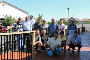 Brother Knights prepped, installed, did electrical work and built the decking for three portable buildings at Divine Mercy Church.