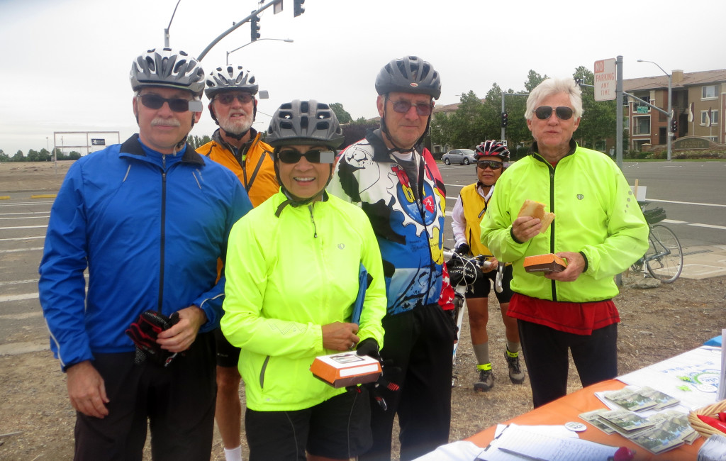 The Heritage Park cycling crew participate in a North Natomas TMA event. 