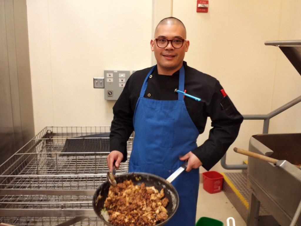 Vince Caguin Supervisor of Food Service and Warehouse for the Natomas Unified School District / Photo: M. Laver