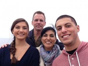 Zachary Kane with his parents and sister. / Courtesy Photo