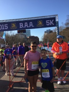 Jack Butler at the start of the Boston Marathon 5K for young runners. / Courtesy Photo