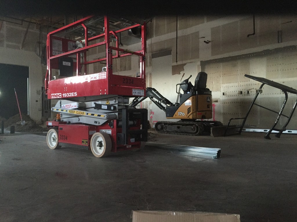 Demo work on the former It's A Grind started last month to make room for a new Jimmy John's Gourmet Sandwiches restaurant.