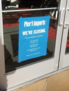 The Pier 1 Imports store in Natomas is slated for closure. / Photo: N. Kong-Vasquez
