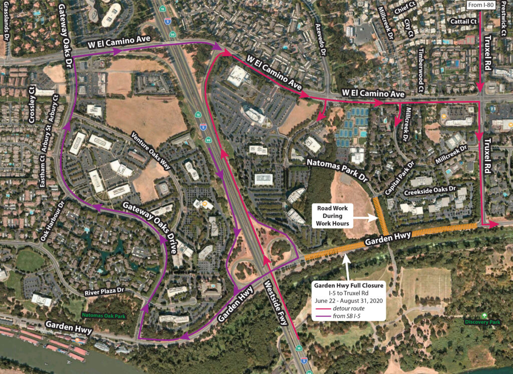 New Closure on Garden Highway Effective Monday The Natomas Buzz