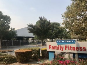 Image of California Family Fitness monument signage in Natomas.